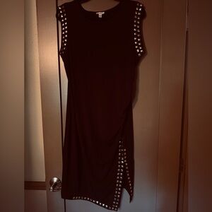 Haani Black Studded Dress